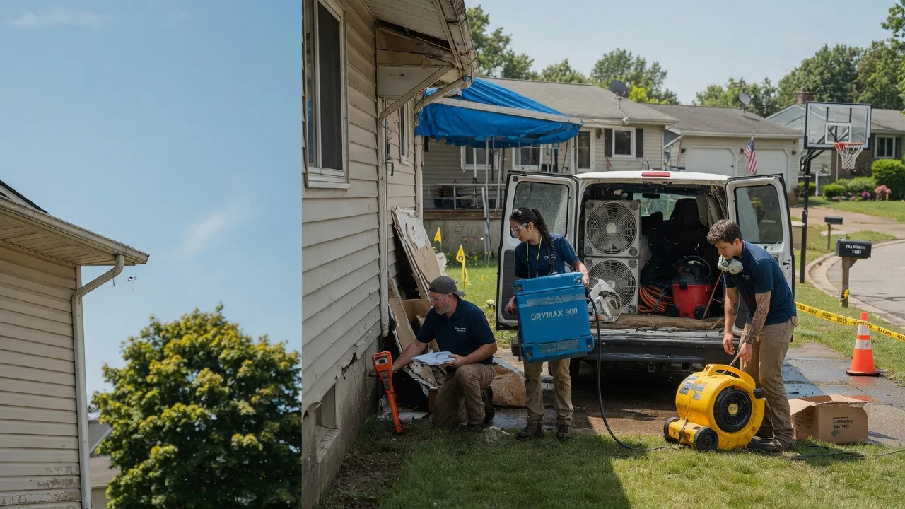 Ceiling Leak Cleanup in Rock Creek, OH near me