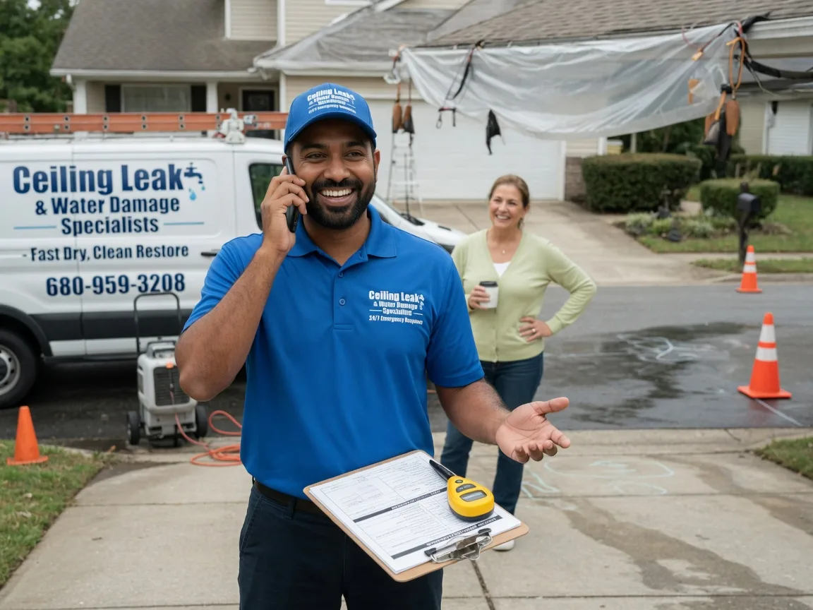 Ceiling Leak Cleanup Rock Creek, OH FAQs
